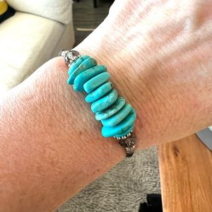 Turquoise Stone Adjustable Bracelet